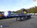 Montracon Platform trailer + Terex 105.2 A 11 crane + rotator/grapple