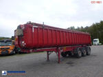 Fruehauf Tipper trailer alu 34.6 m3 + tarpaulin